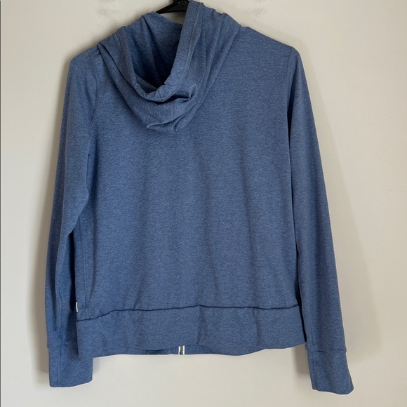 Vuori Women's Halo Performance Hoodie Zip Up Size Small Blue Heathered - Picture 4 of 8